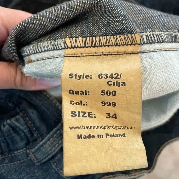 Baum Und Pferdgarten straight leg low rise jeans - Picture 10 of 10